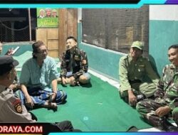 Giat Poskamling Dialogi Dengan Warga, Polsek Beji Perkuat Keamanan di Gunung Gangsir