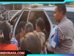 Tindakan Humanis, Polantas Pengawal Gubernur Jatim Tolong Ibu Akan Melahirkan di Jalan