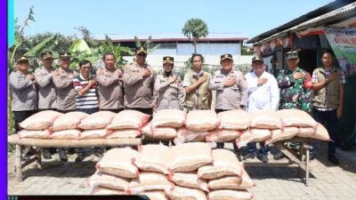 Dukung Ketahanan Pangan, Polres Pelabuhan Tanjung Perak Distribusikan 1 Ton Jagung Hasil Panen Raya Kwartal III ke Bulog
