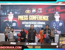 Polres Kediri Kota Amankan Lima Tersangka Pengeroyokan, 2 Diantaranya ABH
