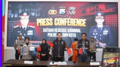 Polres Kediri Kota Amankan Lima Tersangka Pengeroyokan, 2 Diantaranya ABH