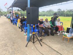 Danramil 1008-06/Banua Lawas-Pugaan Hadiri Panen Raya Serentak di Desa Jirak