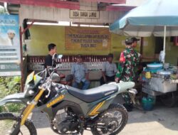 Patroli Rutin Babinsa Koramil 1008-06 Wujudkan Stabilitas Keamanan Wilayah