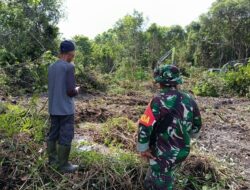 Kodim 1008/Tabalong Dukung Penuh Program Hanpangan Melalui Pendampingan Cetak Sawah