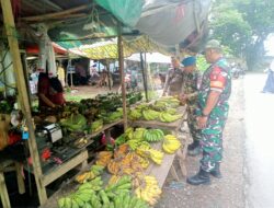 Babinsa Koramil 1008-03/Tanjung Bersama Komponen Pendukung Laksanakan Patroli Keamanan di Kecamatan Tanjung