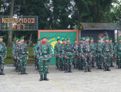 Upacara 17-an di Kodim 1002/HST, Dandim Sampaikan Arahan Pangdam XXII/TB