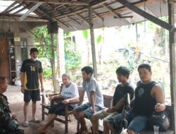 Wujudkan Lingkungan Aman, Sertu Jamal Lakukan Patroli Bersama Di Haruai