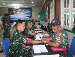 HUT TNI ke-80, Kodim 1008/Tabalong Ajak Masyarakat Peduli Kesehatan Lewat Donor Darah