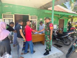 Jaga Kamtibmas, TNI dan Komponen Masyarakat Laksanakan Patroli di Kecamatan Kelua