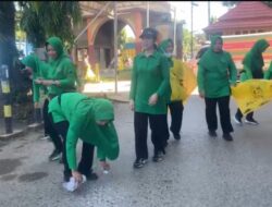 Bakti Teritorial Prima Personel Serta Persit Kodim 1009/Tla Bersihkan Pasar Tapandang Berseri