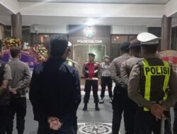 Polres blitar gelar patroli dan razia secara rayonisasi guna menciptakan harkamtibmas yang kondusif