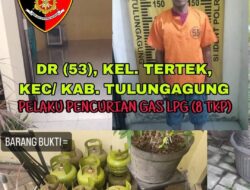 Polsek Tulungagung Kota Ungkap Pencurian Tabung Gas Elpiji