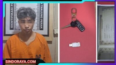 Polsek Asemrowo Amankan Karyawan Gudang di Margomulyo Usai Curi Motor Rekan Kerja