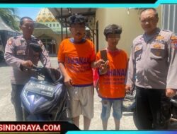 Polsek Kenjeran Amankan Dua Pelaku Curas yang Beraksi di Jembatan Kedinding Lor Surabaya