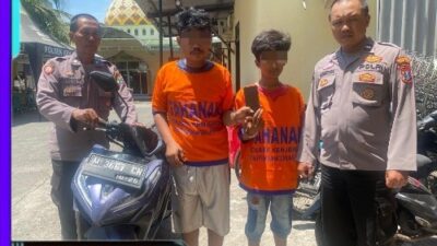 Polsek Kenjeran Amankan Dua Pelaku Curas yang Beraksi di Jembatan Kedinding Lor Surabaya