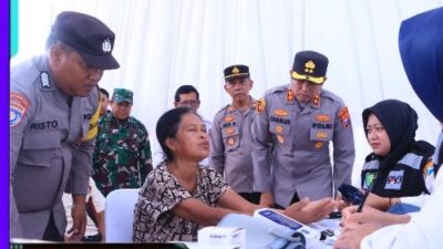 Polres Ngawi Gelar Bakti Kesehatan Gratis Warga Padas : Terima kasih Pak Polisi