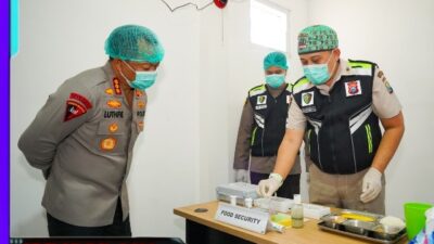 Kapolrestabes Surabaya Cek Kebersihan Dapur SPPG: Pastikan Makanan Anak Sekolah Aman dan Bergizi