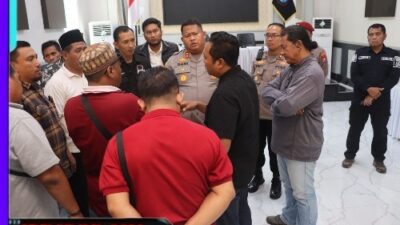 Polres Pasuruan Fasilitasi Audensi Kelompok Warga Tegaskan Komitmen Penegakkan Hukum dan Dialog