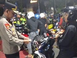 Gelar KRYD Polres Kediri Kota Amankan Ranmor Tidak Sesuai Spektek