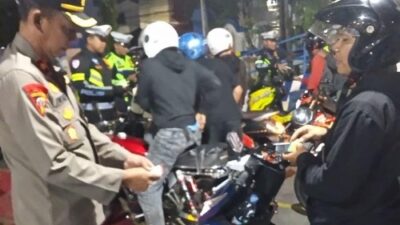Gelar KRYD Polres Kediri Kota Amankan Ranmor Tidak Sesuai Spektek