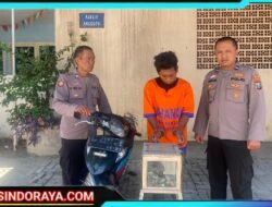 Polsek Kenjeran Amankan Pencuri Kotak Amal di Mushola Al Muwahhidin Surabaya