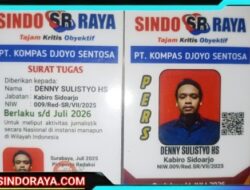 Pimpinan Redaksi Tegaskan Denny Sulistyo Bukan Lagi Wartawan Sindoraya.com
