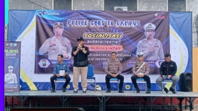 Satlantas Polres Sampang Gelar “Goes to Campus” di STIKES Sukma Wijaya, Edukasi Tertib Berlalu Lintas 