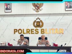 Polres Blitar Gelar Latihan Pra Operasi Sikat Semeru 2025
