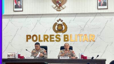 Polres Blitar Gelar Latihan Pra Operasi Sikat Semeru 2025