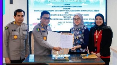 RS Bhayangkara Kediri Kerjasama Dengan FKG & RSGM Demi Identifikasi Korban
