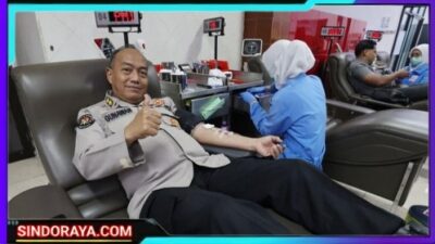 Peringati Hari Jadi Humas Polri ke -74, Polda Jatim Gelar Donor Darah