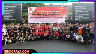 Polresta Malang Kota Perkuat Sinergi Bersama Serikat Buruh Wujudkan Kondusifitas Kamtibmas