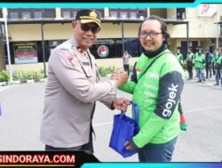 Polres Pelabuhan Tanjung Perak dan Komunitas Ojol Bersinergi Jaga Keamanan Surabaya Melalui Apel Kamtibmas