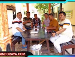 Wartawan Surabaya Gelar Piramida di Polsek Simokerto, Pererat Sinergi Dengan Kepolisian