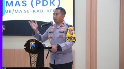 Polres Kediri Beri Pembekalan Pelajar Duta Kamtibmas Tumbuhkan Budaya Tertib Sejak Dini