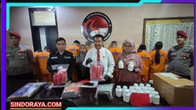Semangat Sumpah Pemuda Polresta Banyuwangi Komitmen Berantas Narkoba : Ungkap 22 Kasus Amankan 25 Tersangka