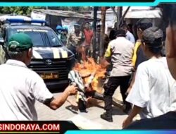 Pelaku Curanmor di Jojoran Surabaya Nyaris Tewas Terbakar Usai Tertangkap Warga