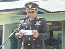 Korps Raport Kodim 1002/HST: 33 Personel Terima Penghargaan Kenaikan Pangkat