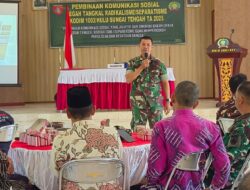 Melalui Komsos, Kodim 1002/HST Bangun Sinergi Cegah Radikalisme dan Separatisme di Wilayah