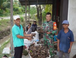 Senyum Bahagia Petani Jengkol, Jalan Diperbaiki Satgas TMMD ke-126 Kodim 1208/Sambas