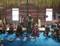 Melestarikan Adat, Menguatkan Persatuan: TNI Hadir di Tengah Aruh Bawanang