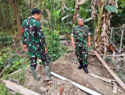 Dan SSK TMMD Ke-126 Kodim 1208/Sambas Laksanakan Pengecekan Pengerjaan Sasaran Fisik