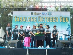 Tabalong Oktober Run 2025: Dandim 1008/Tabalong Tunjukkan Sinergi dan Kebersamaan Bersama Rakyat