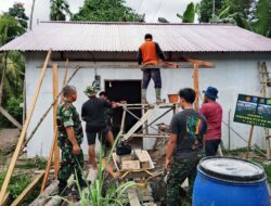 Garasi RTLH Sudah Dibangun, Pak Mintoni Merasa Bangga Atas Kehadiran Satgas TMMD Kodim 1208/Sambas Di Desanya
