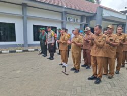 Apel Gabungan Forkopimcam Pandawan Perkuat Soliditas dan Koordinasi Lintas Sektor