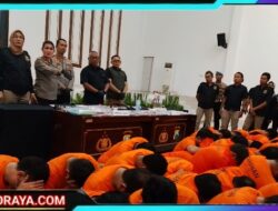 Satreskrim Polrestabes Surabaya Amankan 34 Pria Dalam Kasus Pornografi Bertajuk Siwalan Party