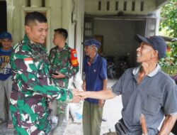 Komsos Dan Satgas TMMD Kodim 1208/Sambas Disambut Baik Masyarakat Desa Ratu Sepudak