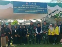 Mahasiswa UNISSAS Ikut Ambil Bagian Dalam Kegiatan TMMD Regtas ke-126 Kodim 1208/Sambas