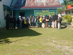 Mahasiswa Universitas Islam Sultan Muhammad Syafiuddin Sambas Turut Semarakkan TMMD Regtas ke-126 Kodim 1208/Sambas