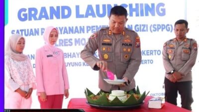Kapolres Mojokerto Kota Resmikan SPPG Dukung Penuh Program Makan Bergizi Gratis